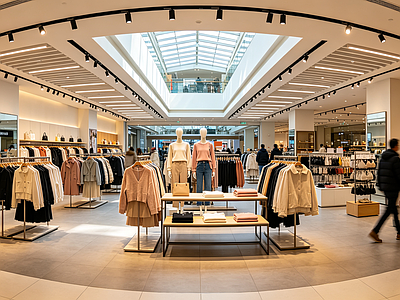 室内HDR 服装店