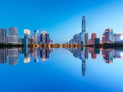 现代城市背景
