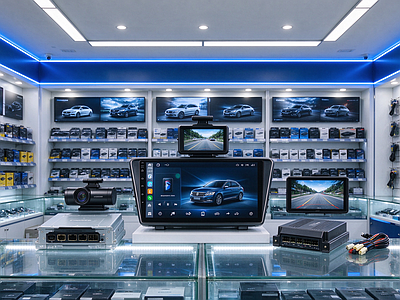 室内HDR 汽车用品店