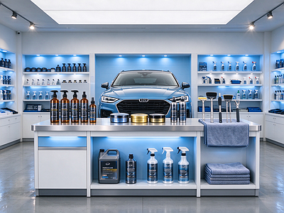 室内HDR 汽车用品店
