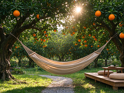 户外HDR 果园