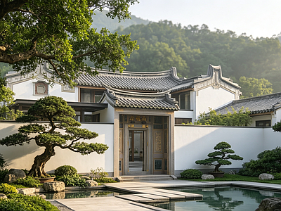 户外HDR 别墅