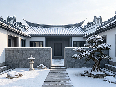 户外HDR 合院别墅
