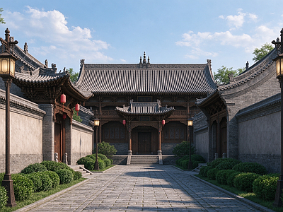 户外HDR 晋商大院