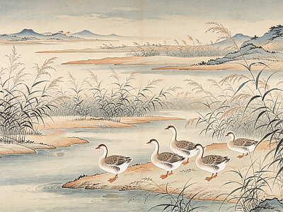 中式壁画