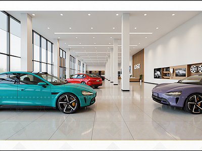 现代汽车展厅