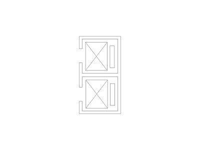 厨房厨具图块图块灶具图块灶具立面图块 食梯
