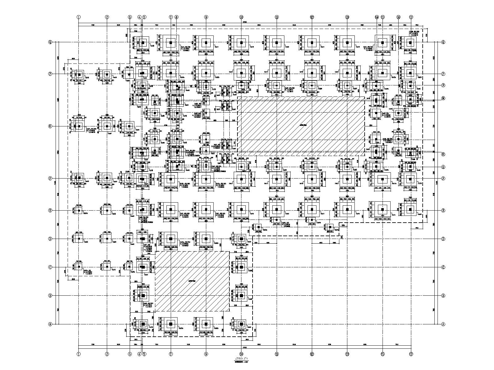 5层框架结构 教学楼结构施工图