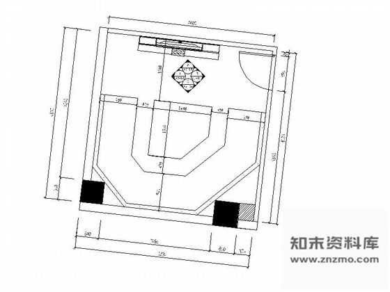 施工图厦门高档量贩式KTV包厢室内装修施工图