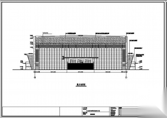 某体育馆幕墙结构设计图