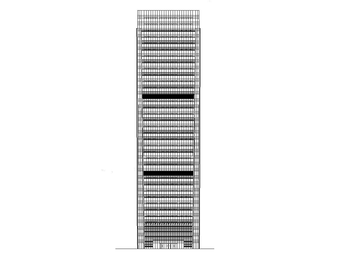 [广东]现代风格电商厦建筑施工图设计