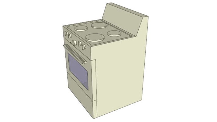 灶台 草图大师模型