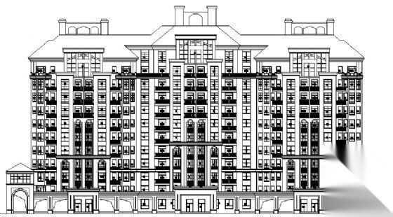 许昌市某十二层住宅楼建筑施工图