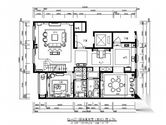 [内蒙]超美新中式LOFT公寓样板间施工图