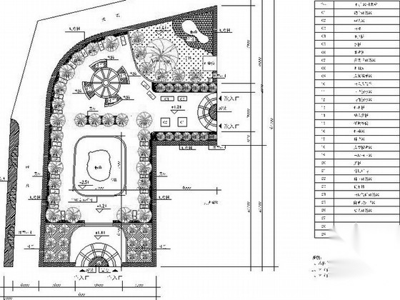 某地健身公景观设计施工图