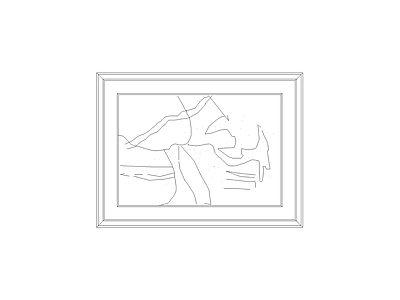 挂画 现代家具图块别墅家具图块施工图