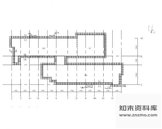 图块/节点脚手架搭设方案图纸及文字 结构节点图