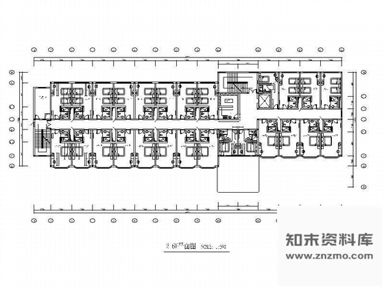 施工图上海某宾馆施工平面图
