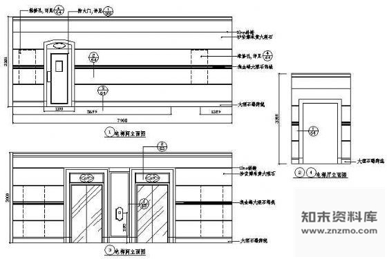 图块/节点电梯间立面图