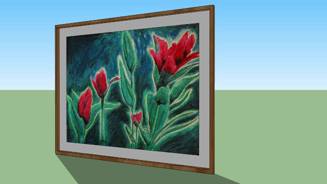 框架艺术作品46“X37” 显示器 监视器 画 相框 其他