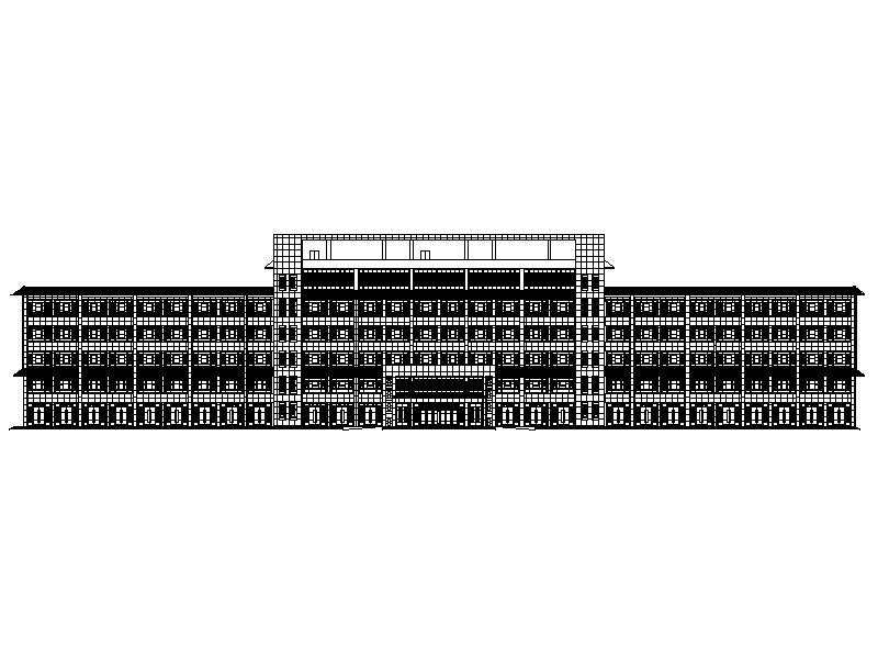 [宁夏]现代风格坡屋顶生产区综合楼施工图