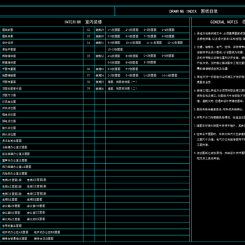 一套齐全的办公楼施工图