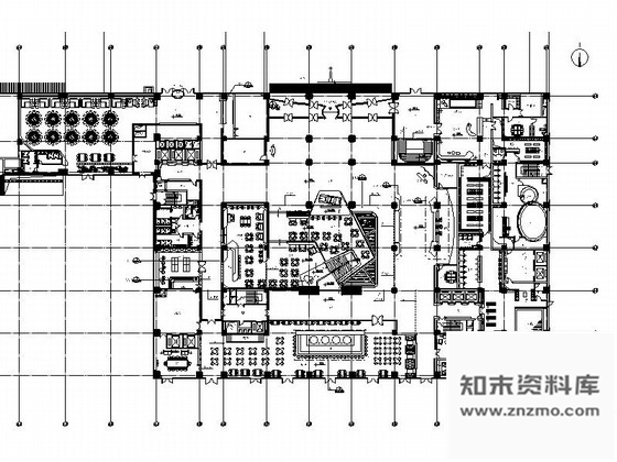 施工图北京知名企业现代汽车培训服务中心室内装修施工图含方案