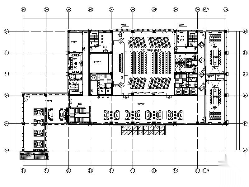 [新疆]国企综合办公楼1-10层室内设计施工图
