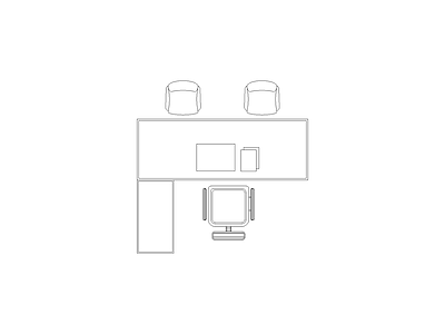 桌椅 办公空间设计模块