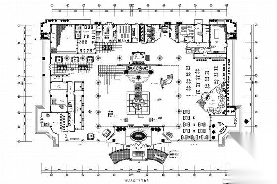 [北京]市中心繁华地带国际酒店室内施工图