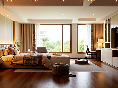 现代家居卧室