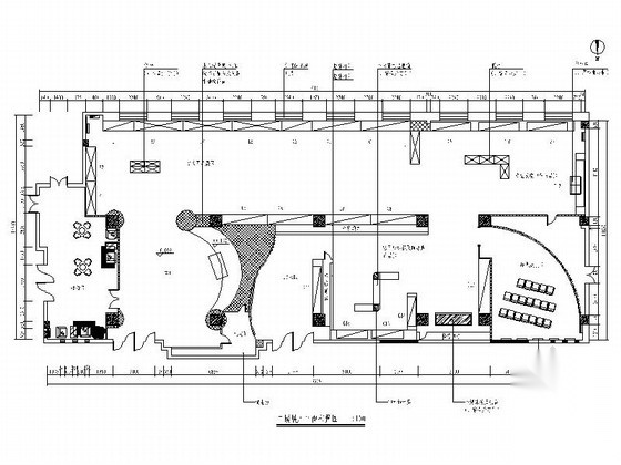 [陕西]信息发布部门现代展示厅室内装修施工图（含效果）
