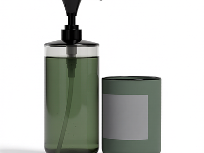 洗手液瓶杯组合