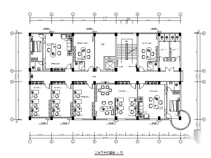 [深圳]某公路养护中心办公楼施工图