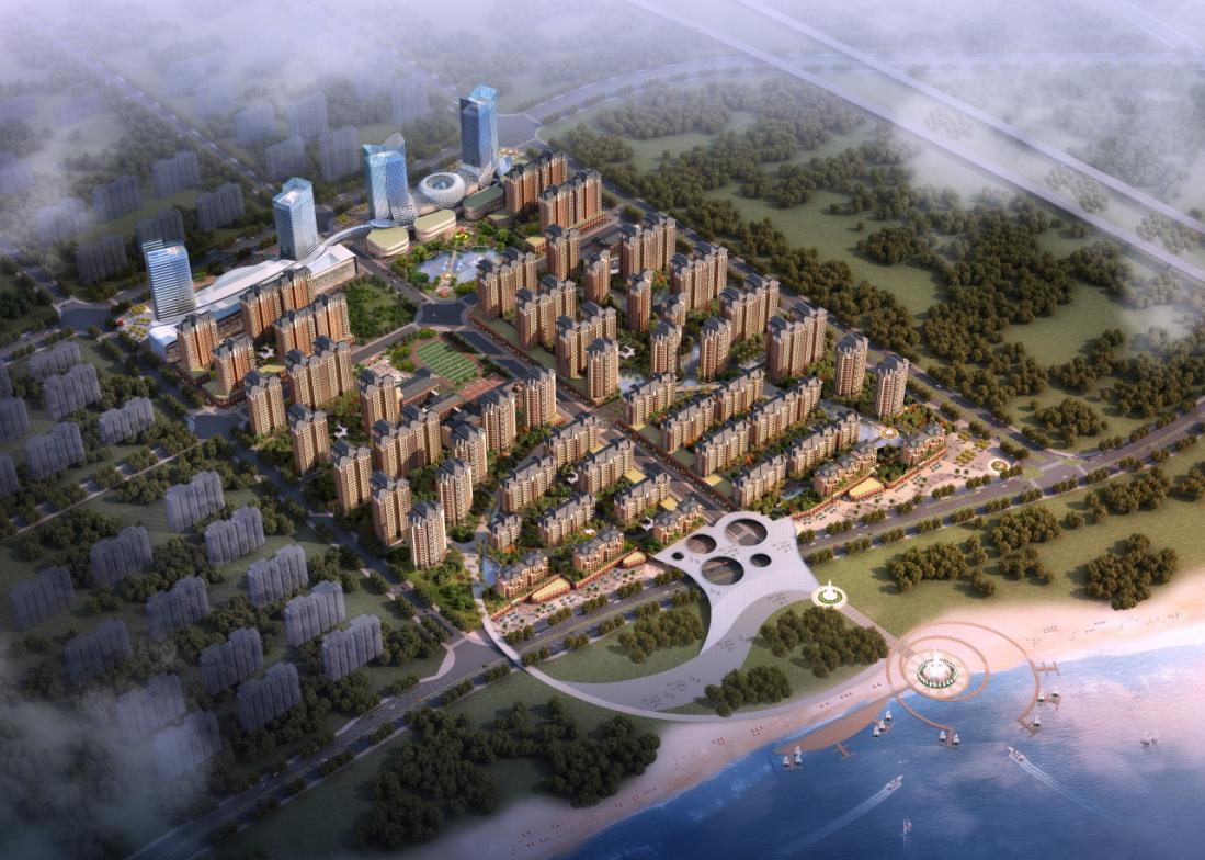 [江苏]简约式新亚洲风格城市综合体建筑设计方案文本 规划设计