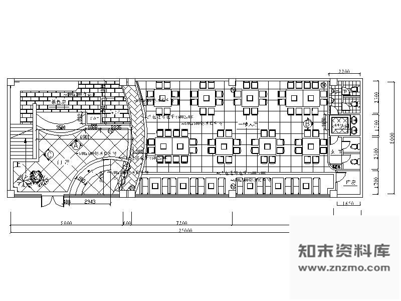 施工图四川某鱼府装饰方案图