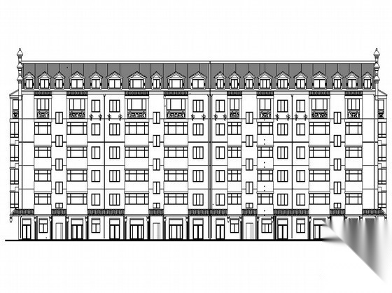 [哈尔滨]某新城区住宅小区七层住宅楼建筑施工图