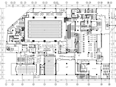 [河南]郑州运动健身中心施工图+实景