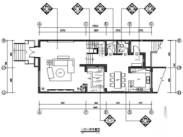 [西安]豪华国际社区别墅样板间施工图（含实景）