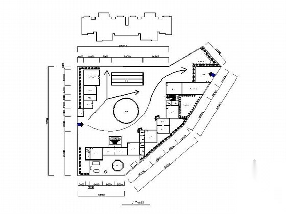 [学生作品]时尚现代幼儿园室内装修施工图（含效果）