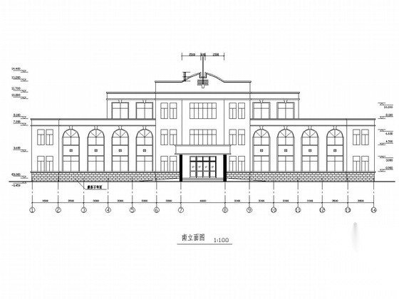 [山东]三层砖混结构医院门诊楼建筑结构施工图