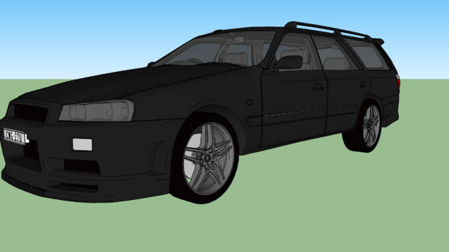 日产S8 V8双独角车从强大的汽车MODS 汽车轮 汽车 面包车 旅行轿车 跑车