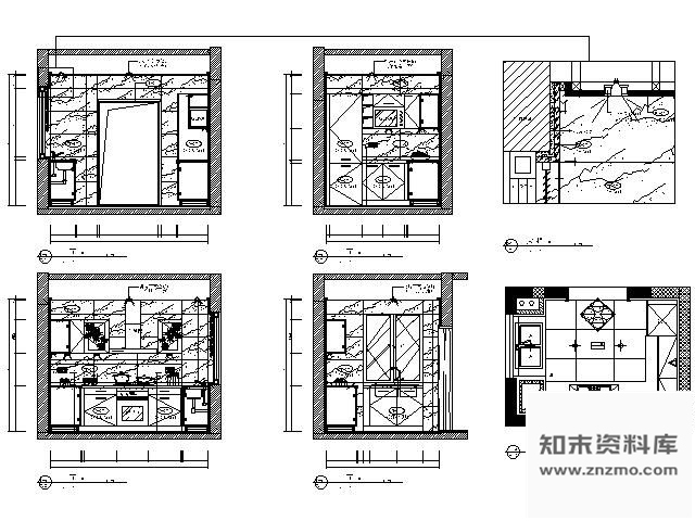 图块/节点别墅厨房装修详图