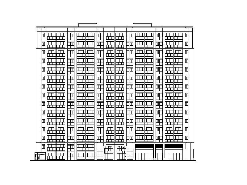 [广东]现代风格公寓楼全套施工图