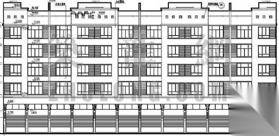 某沿街商业住宅楼建筑设计方案