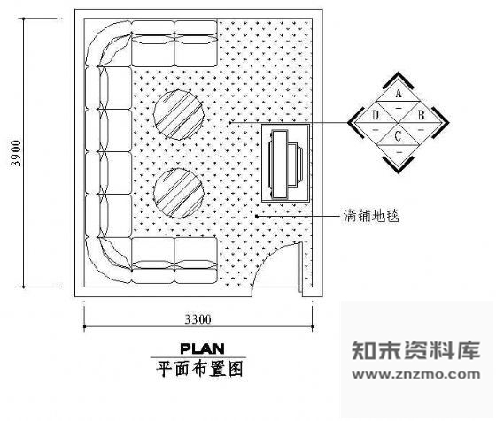 施工图ktv包房装饰装修图