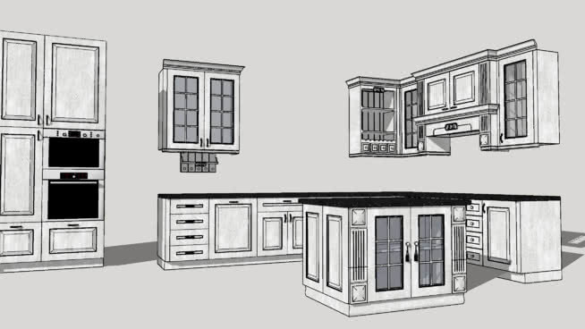 kitchen furniture，kitchen，厨房地理，厨房，“地球理想”，“西蒙”。 室外 家居物品 搁层 家具 饰品