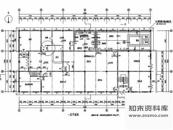 施工图江苏某中式风格洗浴中心外立面装修施工图