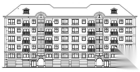 某小区4、5号住宅楼建筑方案图纸