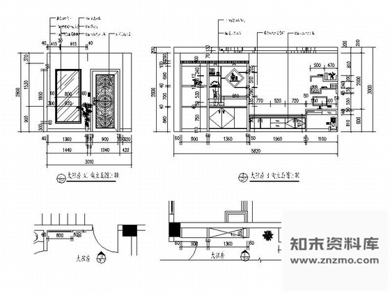 图块/节点别墅孩子房立面图